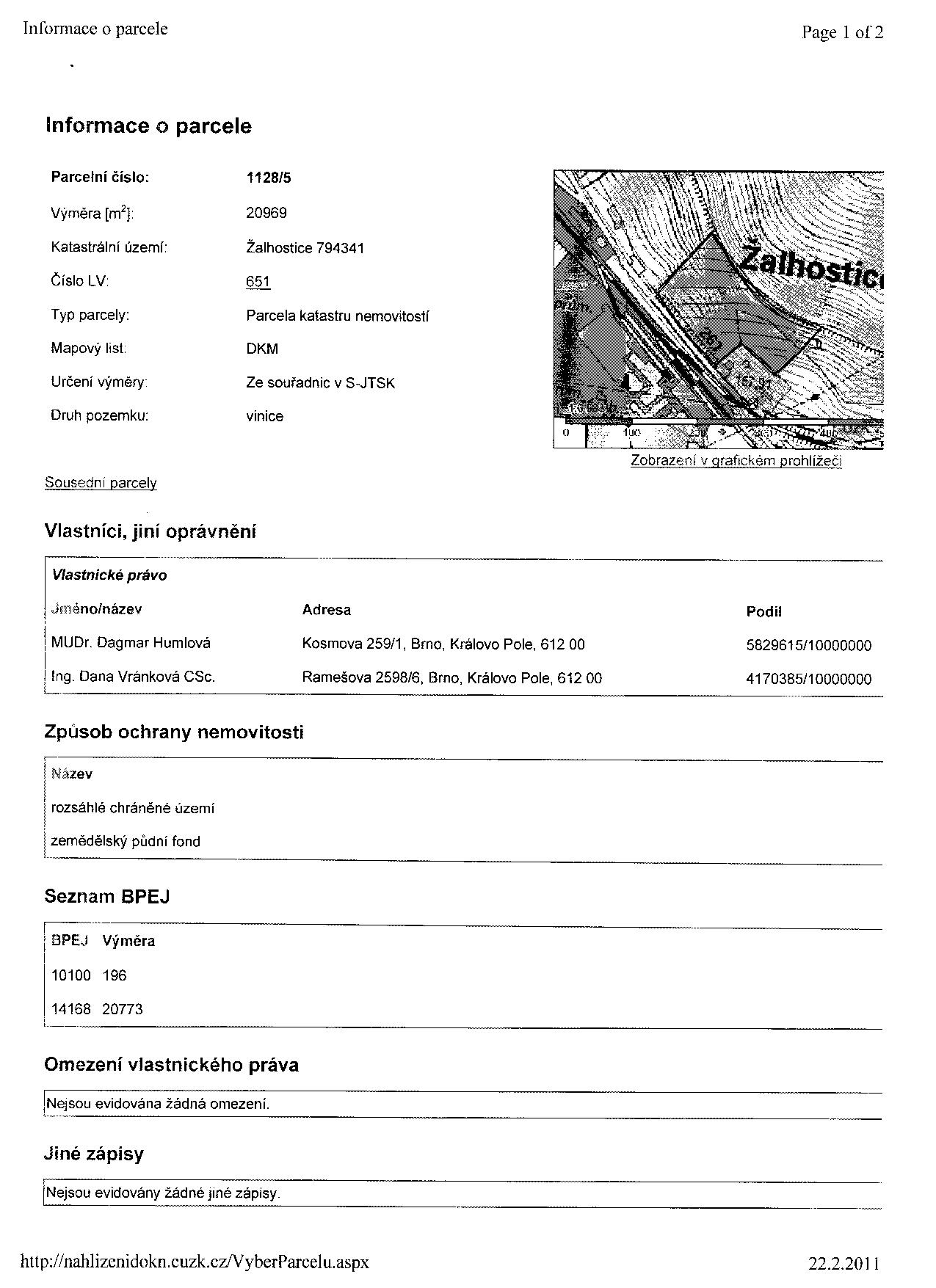 Pozemek na prodej, Litoměřice – Žalhostice